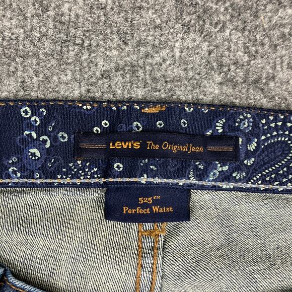 Levi's Jeans Womens 18M 525  Perfect Waist Dark Wash Bootcut Denim Mid Rise - Picture 6 of 10